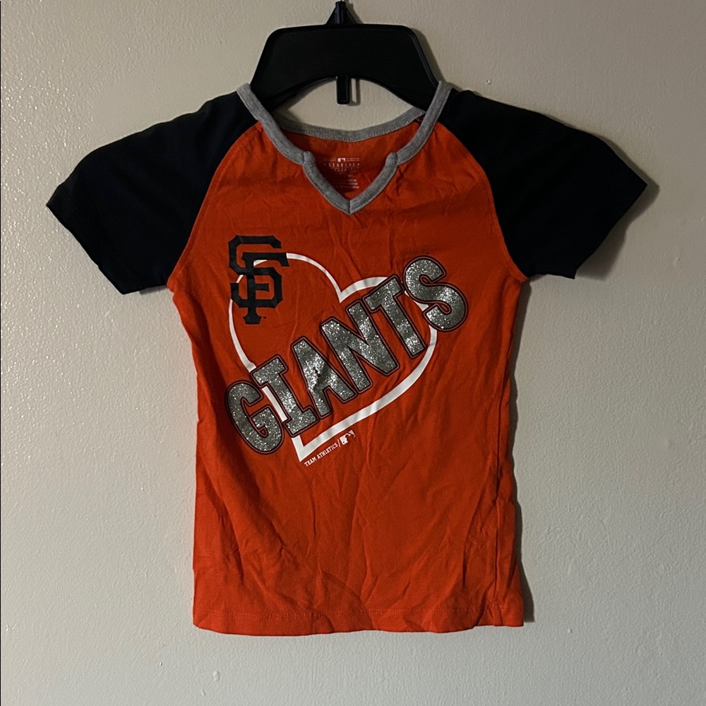 Kids Orange and Black Giants T-Shirt